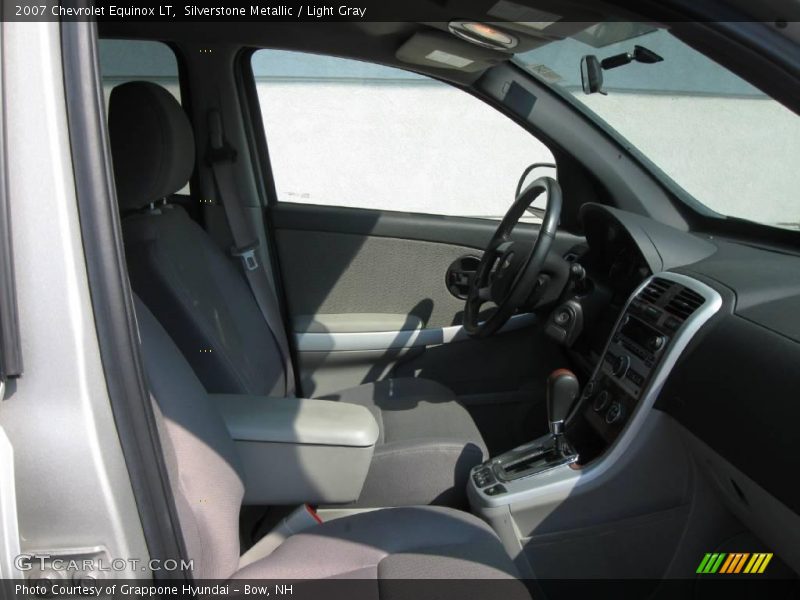 Silverstone Metallic / Light Gray 2007 Chevrolet Equinox LT
