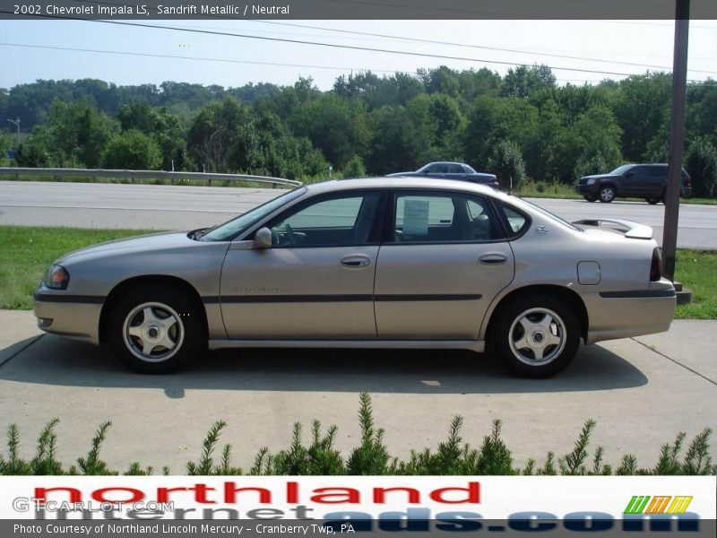 Sandrift Metallic / Neutral 2002 Chevrolet Impala LS