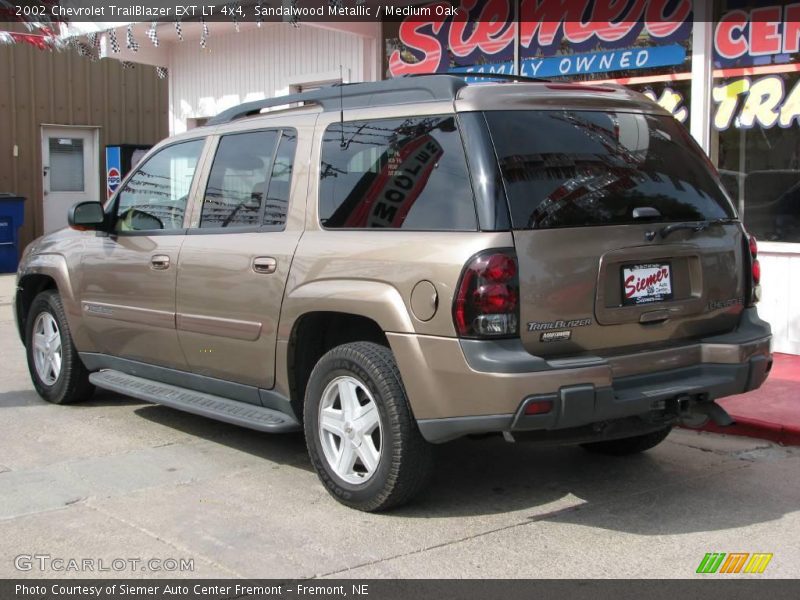 Sandalwood Metallic / Medium Oak 2002 Chevrolet TrailBlazer EXT LT 4x4