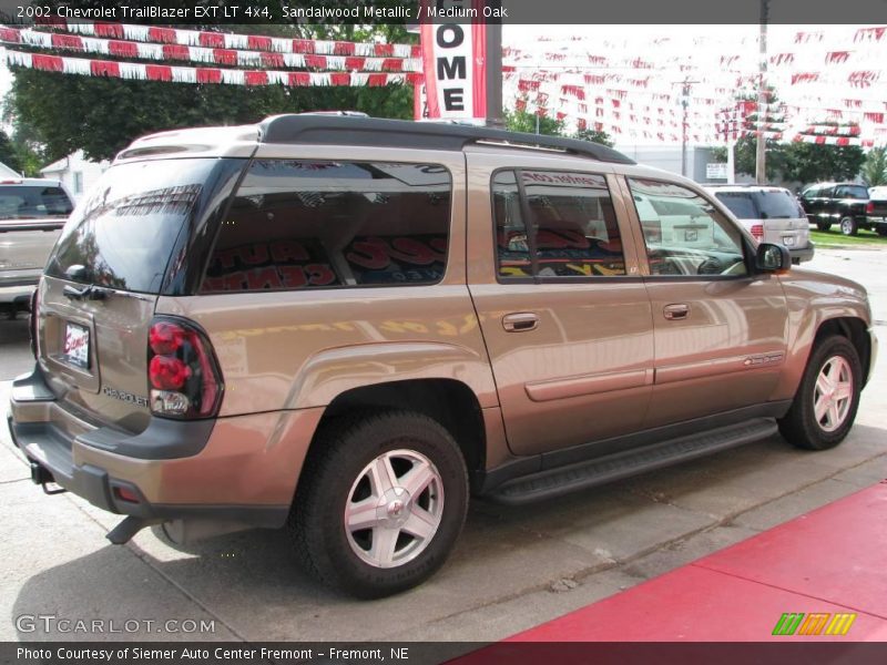 Sandalwood Metallic / Medium Oak 2002 Chevrolet TrailBlazer EXT LT 4x4