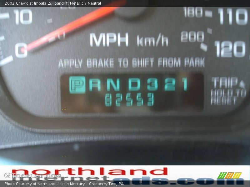 Sandrift Metallic / Neutral 2002 Chevrolet Impala LS
