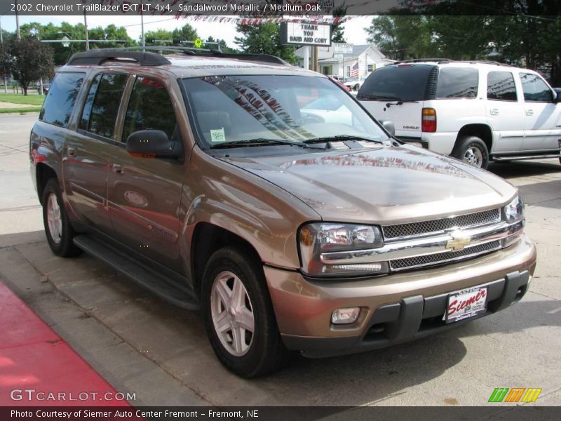 Sandalwood Metallic / Medium Oak 2002 Chevrolet TrailBlazer EXT LT 4x4