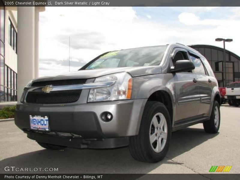 Dark Silver Metallic / Light Gray 2005 Chevrolet Equinox LS