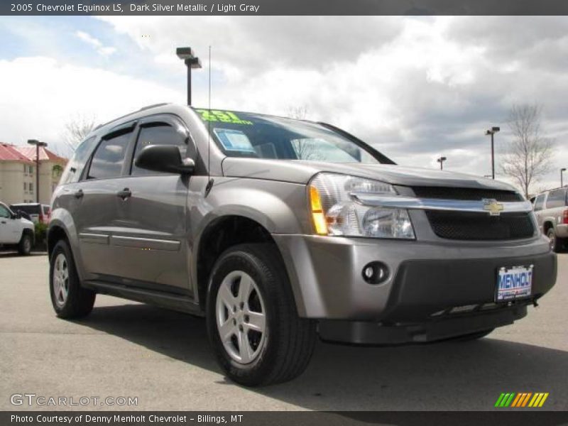 Dark Silver Metallic / Light Gray 2005 Chevrolet Equinox LS