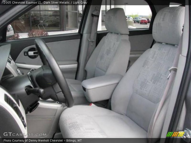 Dark Silver Metallic / Light Gray 2005 Chevrolet Equinox LS