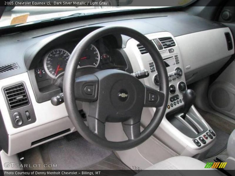Dark Silver Metallic / Light Gray 2005 Chevrolet Equinox LS