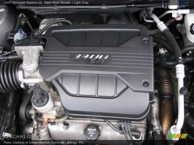 Dark Silver Metallic / Light Gray 2005 Chevrolet Equinox LS