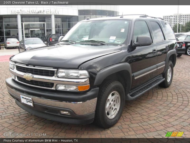 Black / Tan/Neutral 2005 Chevrolet Tahoe LS