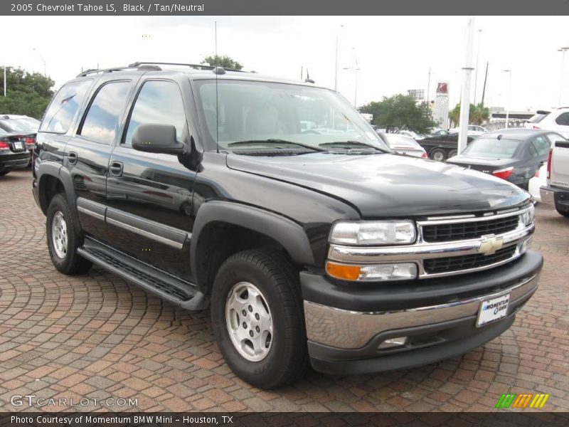 Black / Tan/Neutral 2005 Chevrolet Tahoe LS