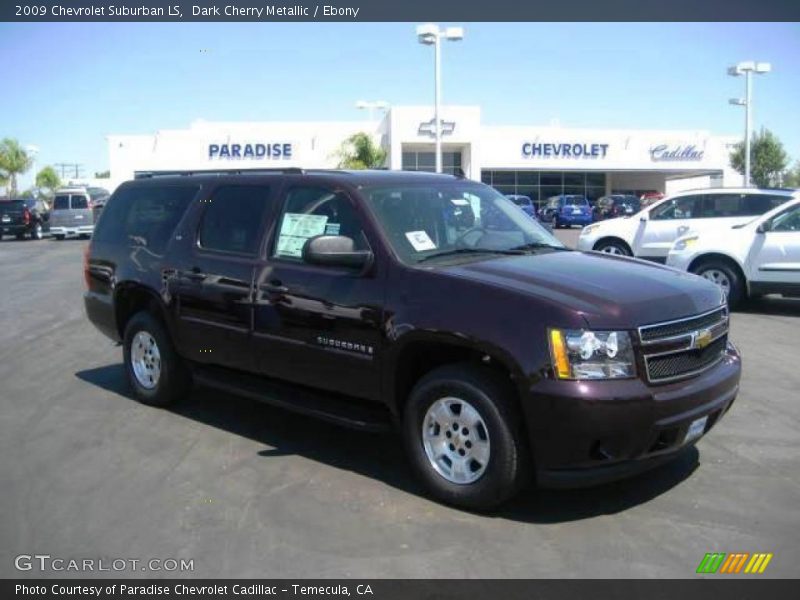 Dark Cherry Metallic / Ebony 2009 Chevrolet Suburban LS