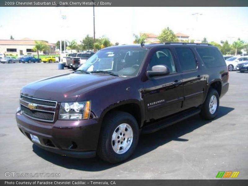 Dark Cherry Metallic / Ebony 2009 Chevrolet Suburban LS