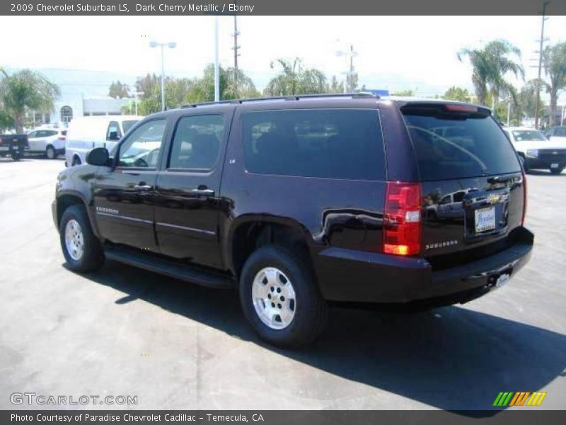 Dark Cherry Metallic / Ebony 2009 Chevrolet Suburban LS