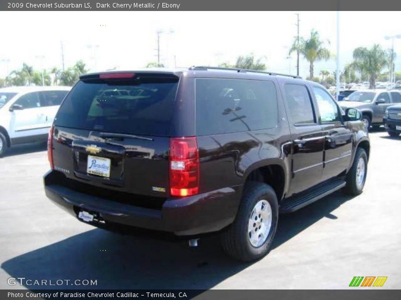 Dark Cherry Metallic / Ebony 2009 Chevrolet Suburban LS