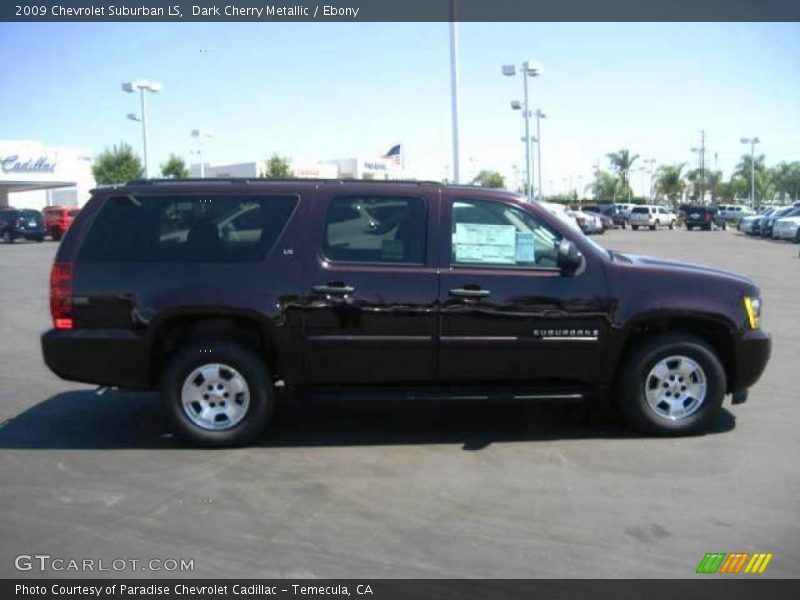 Dark Cherry Metallic / Ebony 2009 Chevrolet Suburban LS