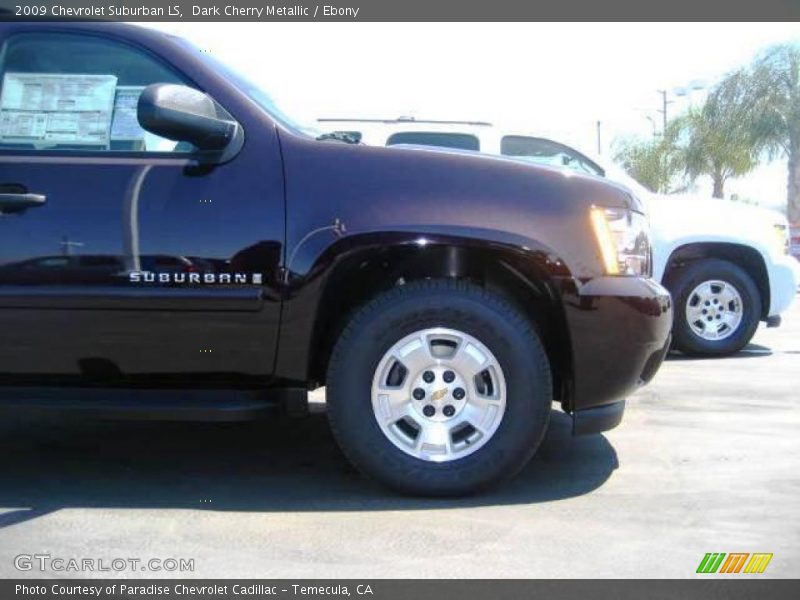 Dark Cherry Metallic / Ebony 2009 Chevrolet Suburban LS