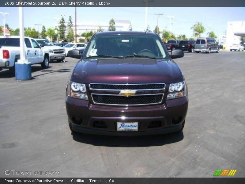 Dark Cherry Metallic / Ebony 2009 Chevrolet Suburban LS