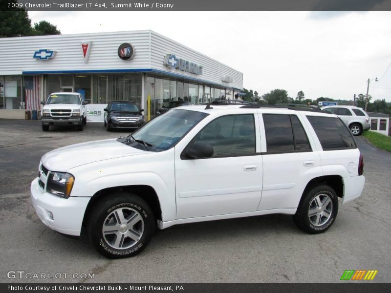 Summit White / Ebony 2009 Chevrolet TrailBlazer LT 4x4
