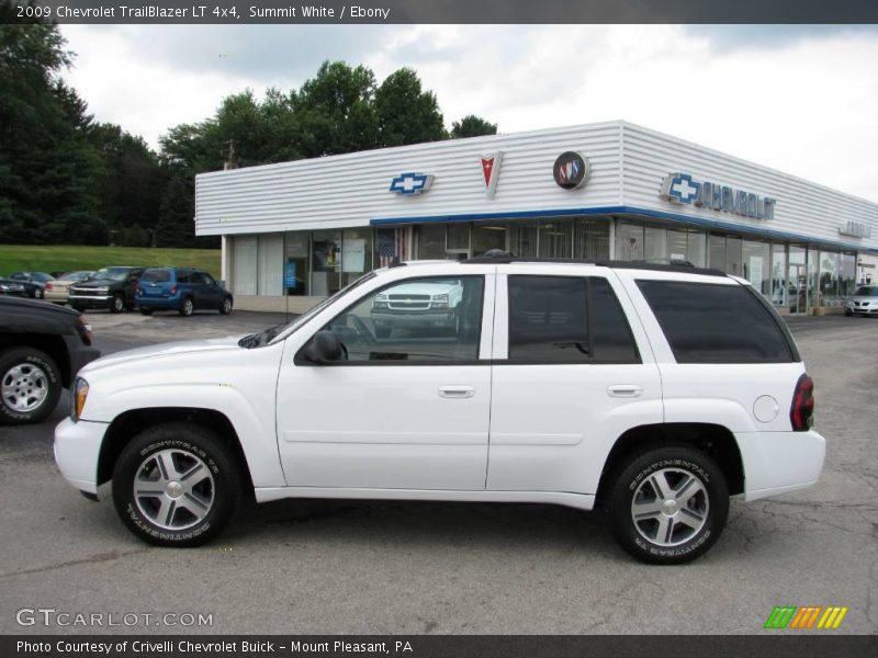 Summit White / Ebony 2009 Chevrolet TrailBlazer LT 4x4