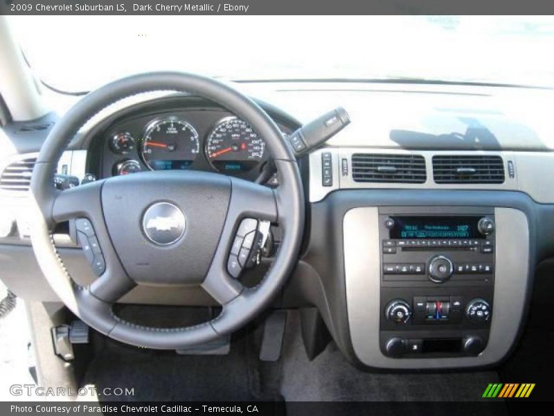 Dark Cherry Metallic / Ebony 2009 Chevrolet Suburban LS