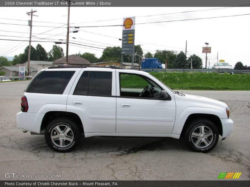 Summit White / Ebony 2009 Chevrolet TrailBlazer LT 4x4