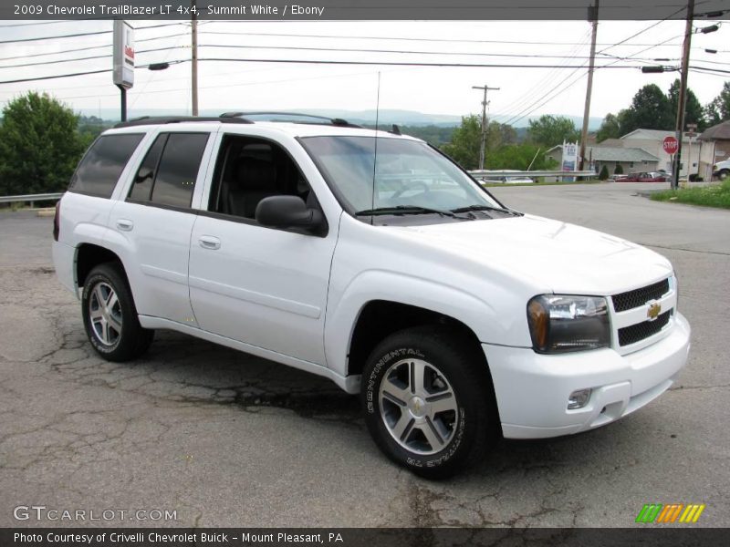 Summit White / Ebony 2009 Chevrolet TrailBlazer LT 4x4