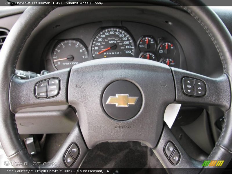 Summit White / Ebony 2009 Chevrolet TrailBlazer LT 4x4