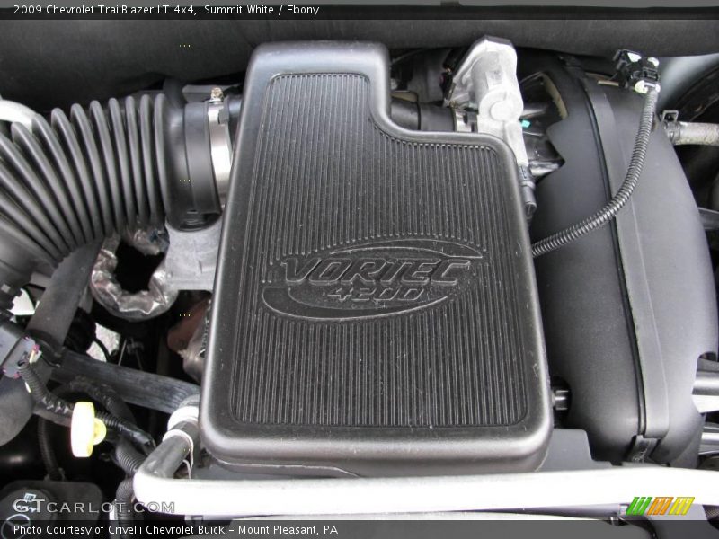 Summit White / Ebony 2009 Chevrolet TrailBlazer LT 4x4