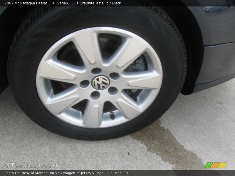 Blue Graphite Metallic / Black 2007 Volkswagen Passat 2.0T Sedan