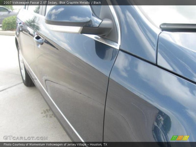 Blue Graphite Metallic / Black 2007 Volkswagen Passat 2.0T Sedan
