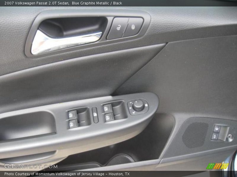 Blue Graphite Metallic / Black 2007 Volkswagen Passat 2.0T Sedan