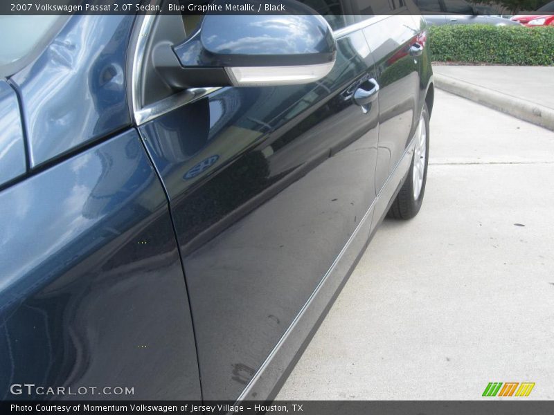 Blue Graphite Metallic / Black 2007 Volkswagen Passat 2.0T Sedan