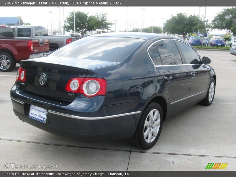 Blue Graphite Metallic / Black 2007 Volkswagen Passat 2.0T Sedan