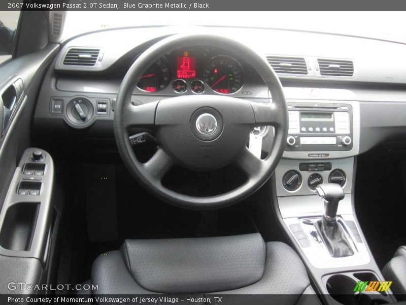 Blue Graphite Metallic / Black 2007 Volkswagen Passat 2.0T Sedan