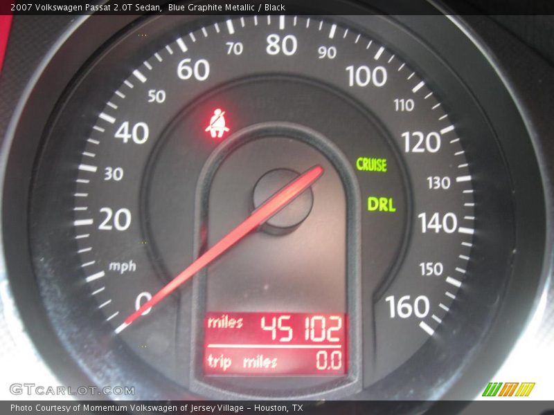 Blue Graphite Metallic / Black 2007 Volkswagen Passat 2.0T Sedan