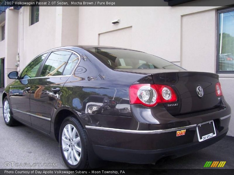 Mocha Brown / Pure Beige 2007 Volkswagen Passat 2.0T Sedan