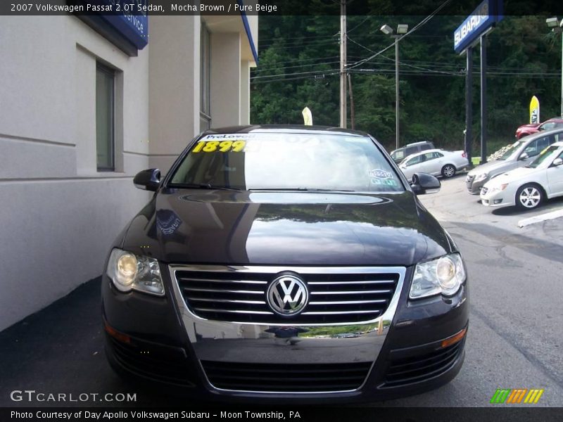 Mocha Brown / Pure Beige 2007 Volkswagen Passat 2.0T Sedan