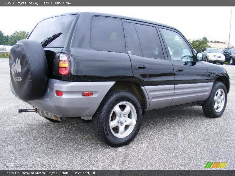 Black / Dark Gray 1998 Toyota RAV4