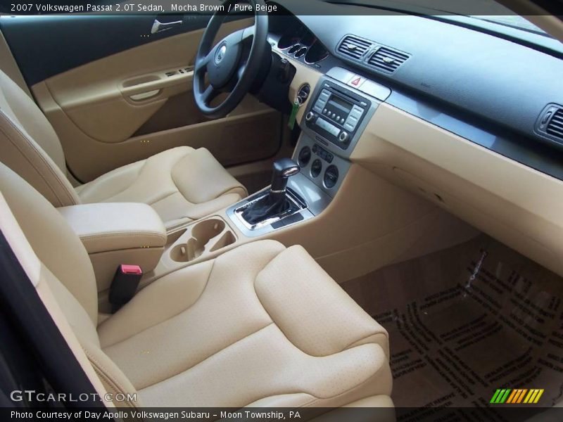 Mocha Brown / Pure Beige 2007 Volkswagen Passat 2.0T Sedan