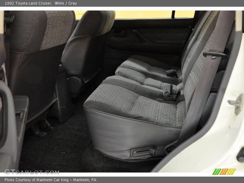 White / Gray 1992 Toyota Land Cruiser