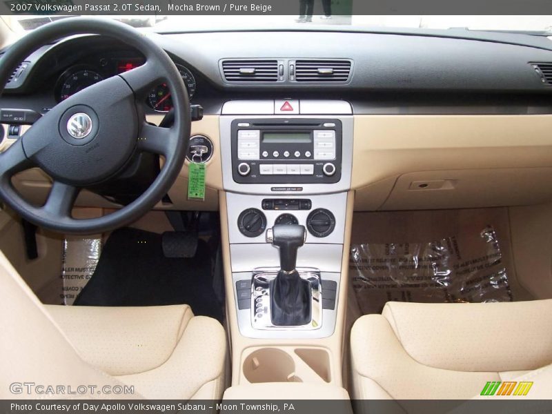 Mocha Brown / Pure Beige 2007 Volkswagen Passat 2.0T Sedan