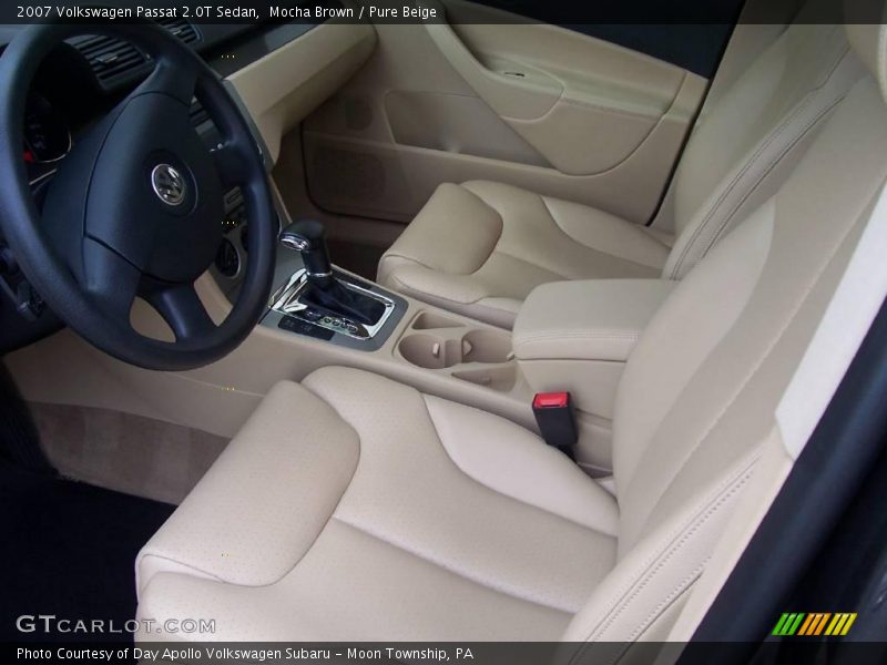 Mocha Brown / Pure Beige 2007 Volkswagen Passat 2.0T Sedan