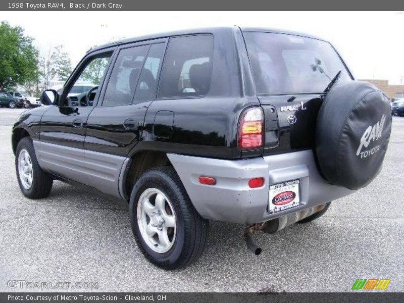 Black / Dark Gray 1998 Toyota RAV4
