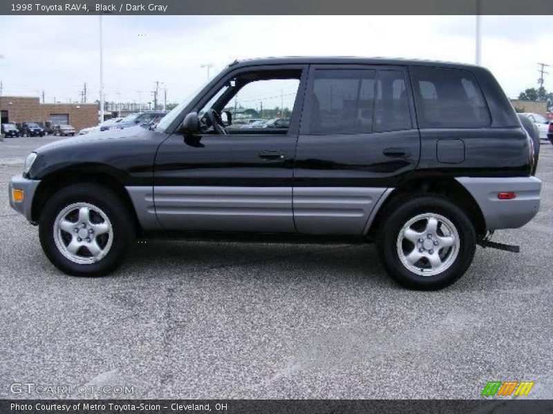 Black / Dark Gray 1998 Toyota RAV4