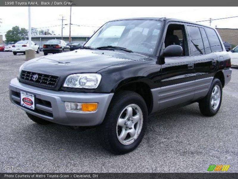 Black / Dark Gray 1998 Toyota RAV4