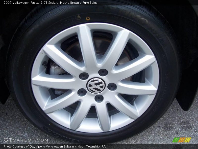Mocha Brown / Pure Beige 2007 Volkswagen Passat 2.0T Sedan