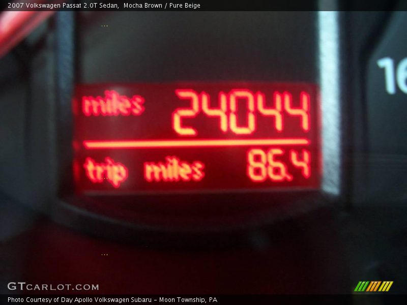 Mocha Brown / Pure Beige 2007 Volkswagen Passat 2.0T Sedan