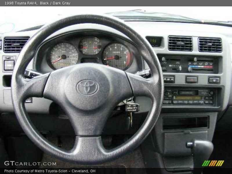 Black / Dark Gray 1998 Toyota RAV4