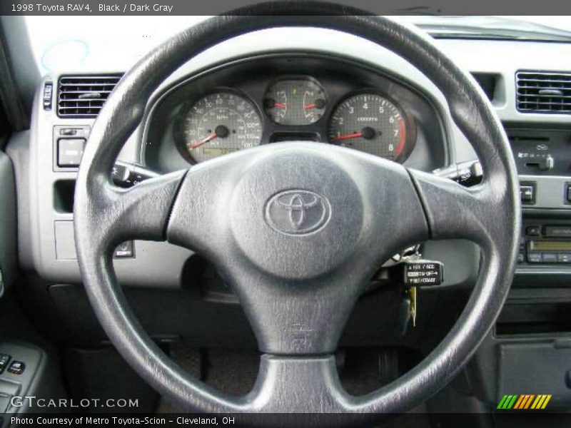 Black / Dark Gray 1998 Toyota RAV4