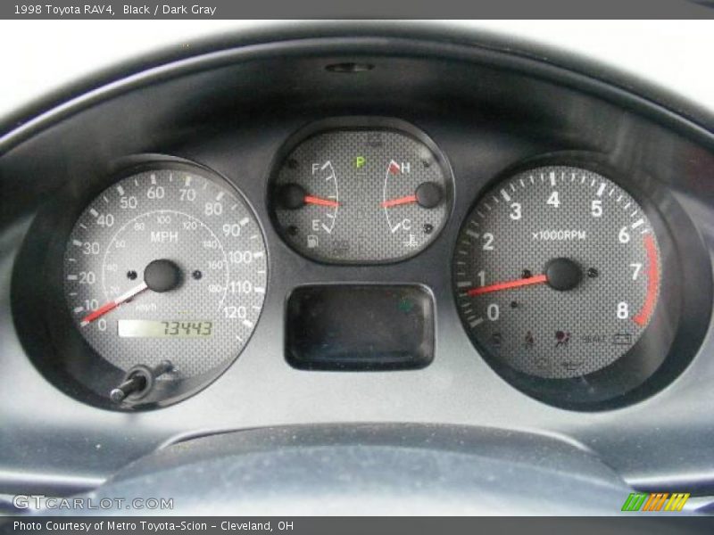 Black / Dark Gray 1998 Toyota RAV4