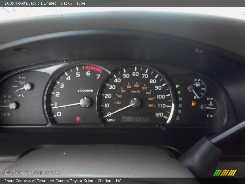 Black / Taupe 2005 Toyota Sequoia Limited